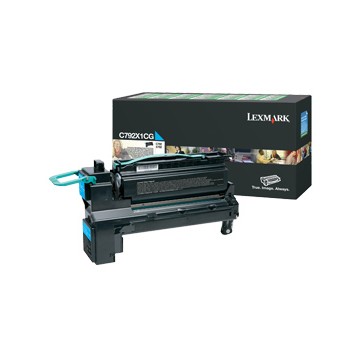 Lexmark C792X1CG Cartuccia 20000pagine Ciano cartuccia toner e laser