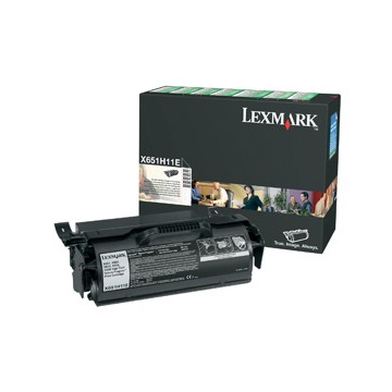 Lexmark X65x High Yield Return Program Print Cartridge Nero