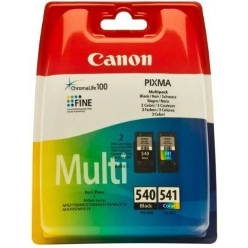 Canon PG-540XL/CL541XL 15ml 21ml Nero, Ciano, Giallo