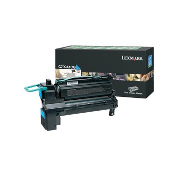 Lexmark C792A1CG Cartuccia 6000pagine Ciano cartuccia toner e laser