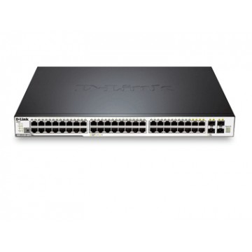 D-Link DGS-3120-48PC/SI Gestito L2+ Supporto Power over Ethernet (PoE) Nero switch di rete