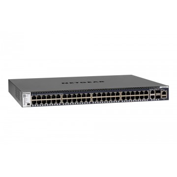 Netgear M4300-52G-PoE+ 1000W PSU Gestito Gigabit Ethernet (10/100/1000) Supporto Power over Ethernet (PoE) 1U Nero