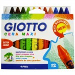 CF12PASTELLI GIOTTO CERA MAXI