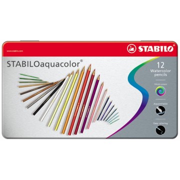 CF12 STABILO AQUACOLOR SCAT MET