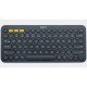 Logitech K380 tastiera Bluetooth QWERTY Italiano Grigio