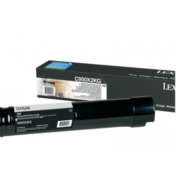 Lexmark C950X2KG 38000pagine Nero cartuccia toner e laser