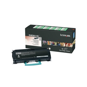 Lexmark X463A11G 3500pagine Nero cartuccia toner e laser