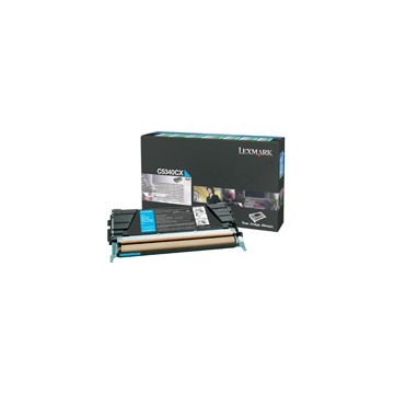 Lexmark C5340CX Cartuccia 7000pagine Ciano cartuccia toner e laser