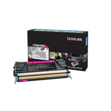 Lexmark C748H1MG Cartuccia 10000pagine Magenta cartuccia toner e laser