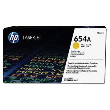 HP 654A Yellow Original LaserJet Toner Cartridge 15000pagine Giallo