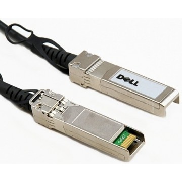 DELL SFP+ M-M 5m 5m Nero, Acciaio inossidabile