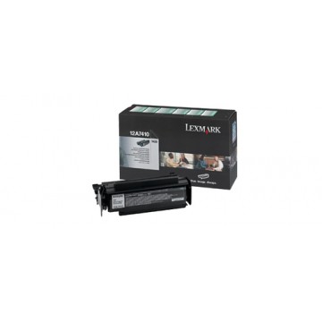 Lexmark 12A7410 5000pagine Nero cartuccia toner e laser