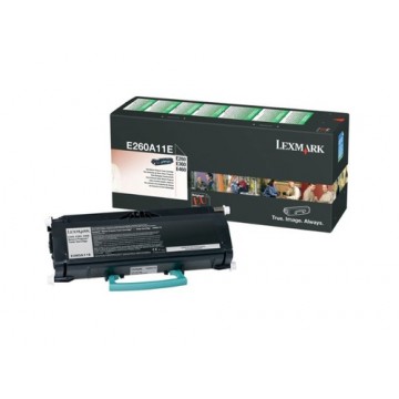 Lexmark 0E260A11E E260, E360, E460 Return Program Toner Cartridge 3500pagine Nero