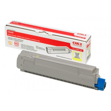 OKI 43487709 Cartuccia 6000pagine Giallo cartuccia toner e laser