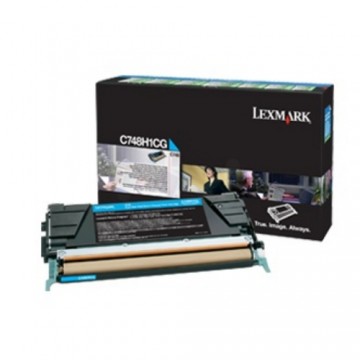 Lexmark C748H3CG Cartuccia 10000pagine Ciano cartuccia toner e laser