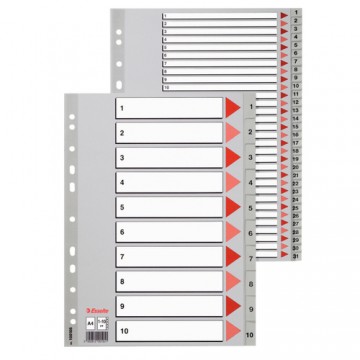 Esselte Polypropylene Indices