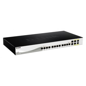 D-Link DXS-1210-16TC Gestito L2 10G Ethernet (100/1000/10000) Nero switch di rete