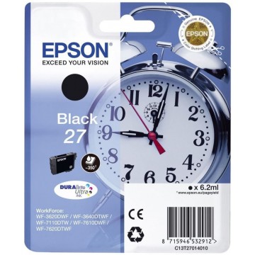 Epson Alarm clock Cartuccia Sveglia Nero Inchiostri DURABrite Ultra 27