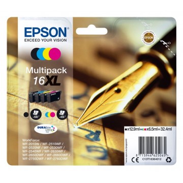 Epson Pen and crossword Multipack Penna e cruciverba 4 colori Inchiostri DURABrite Ultra 16XL