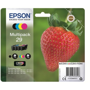 Epson Strawberry Multipack Fragole 4 colori Inchiostri Claria Home 29