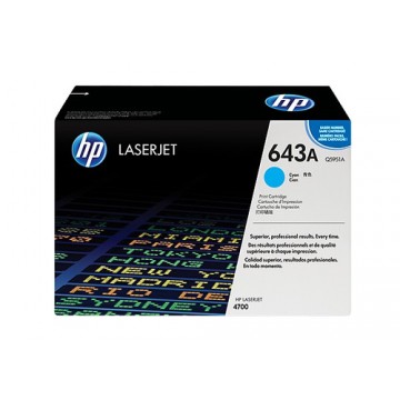 HP 643A Cartuccia 10000pagine Ciano