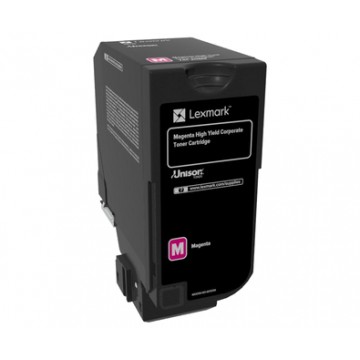 Lexmark 74C2HME Cartuccia Magenta cartuccia toner e laser