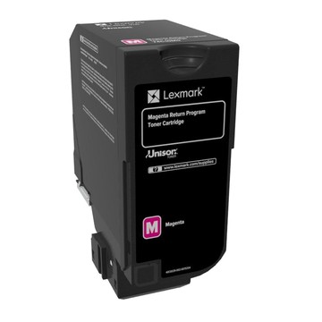 Lexmark 74C20M0 3000pagine Magenta cartuccia toner e laser