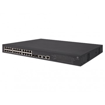 HP FlexNetwork 5130 24G POE+ 2SFP+ 2XGT (370W) Gestito Gigabit Ethernet (10/100/1000) Supporto Power over Ethernet (PoE) 1U Nero