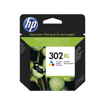 HP 302XL High Yield Tri-color Original Ink Cartridge 8ml 330pagine Ciano, Giallo