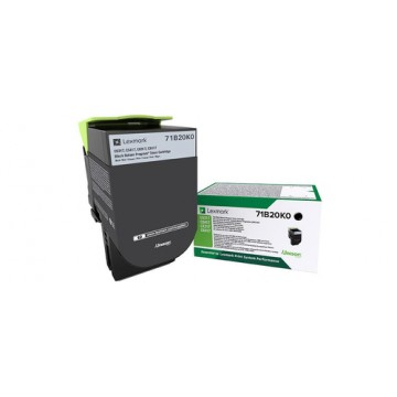 Lexmark 71B20K0 Toner laser 3000pagine Nero cartuccia toner e laser