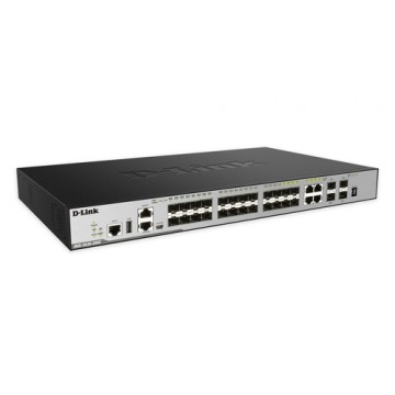 D-Link DGS-3630-28SC Managed network switch L3 Gigabit Ethernet (10/100/1000) 1U Nero