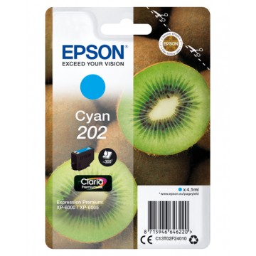 Epson Singlepack Cyan 202 Claria Premium Ink cartuccia d'inchiostro