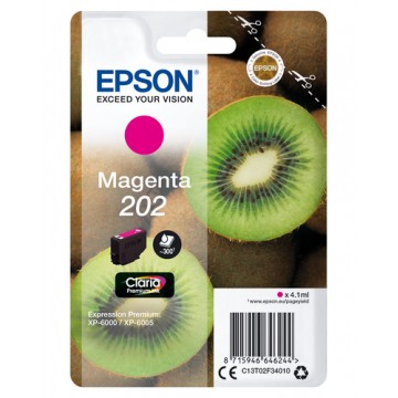 Epson Singlepack Magenta 202 Claria Premium Ink cartuccia d'inchiostro