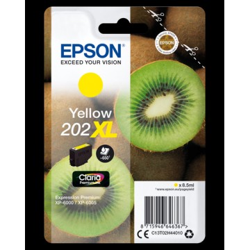 Epson Singlepack Yellow 202XL Claria Premium Ink cartuccia d'inchiostro