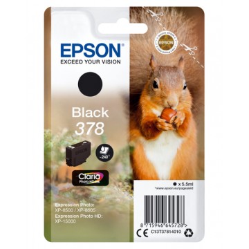 Epson Singlepack Black 378 Claria Photo HD Ink cartuccia d'inchiostro