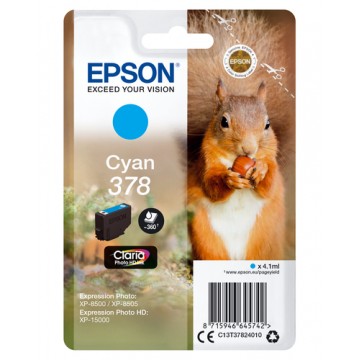 Epson Singlepack Cyan 378 Claria Photo HD Ink cartuccia d'inchiostro