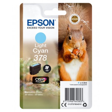 Epson Singlepack Light Cyan 378 Claria Photo HD Ink cartuccia d'inchiostro