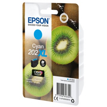 Epson Singlepack Cyan 202XL Claria Premium Ink cartuccia d'inchiostro