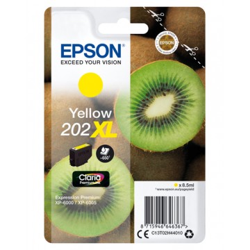 Epson Singlepack Yellow 202XL Claria Premium Ink cartuccia d'inchiostro