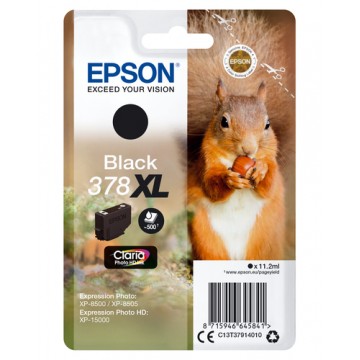 Epson Singlepack Black 378XL Claria Photo HD Ink cartuccia d'inchiostro