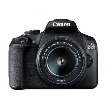 Canon EOS 2000D BK 18-55 IS II EU26 Kit fotocamere SLR 24.1MP CMOS 6000 x 4000Pixel Nero