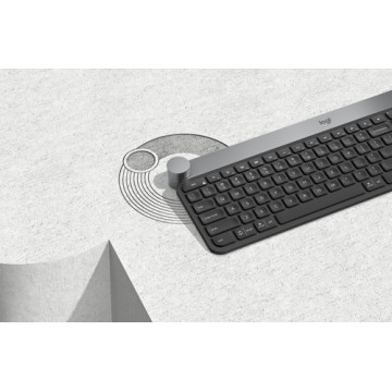 Logitech Craft RF Wireless + Bluetooth QWERTY Italiano Nero, Grigio