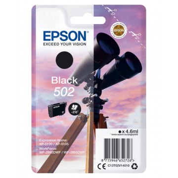 Epson Singlepack Black 502 Ink cartuccia d'inchiostro