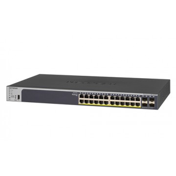 Netgear GS728TPP Gestito L2/L3/L4 Gigabit Ethernet (10/100/1000) Supporto Power over Ethernet (PoE) 1U Nero