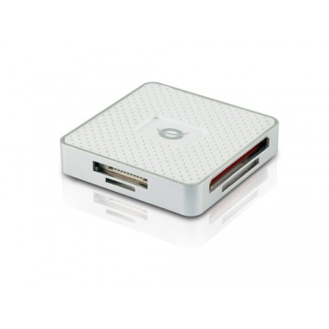 Conceptronic CMULTIRWU3 USB 3.0 Argento, Bianco lettore di schede