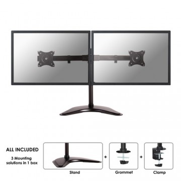 Newstar NM-D335DBLACK 27" Morsa Nero supporto da tavolo per Tv a schermo piatto