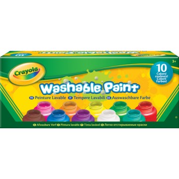 Crayola 10 Washable paint bottles 60ml Vasetto 10pezzo(i) Multi pittura ad acqua