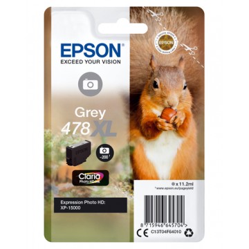 Epson Singlepack Grey 478XL Claria Photo HD Ink cartuccia d'inchiostro