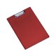 PORTABLOCCO PVC A4 ROSSO