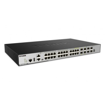 D-Link DGS-3630-28TC Managed network switch L3 Gigabit Ethernet (10/100/1000) 1U Nero